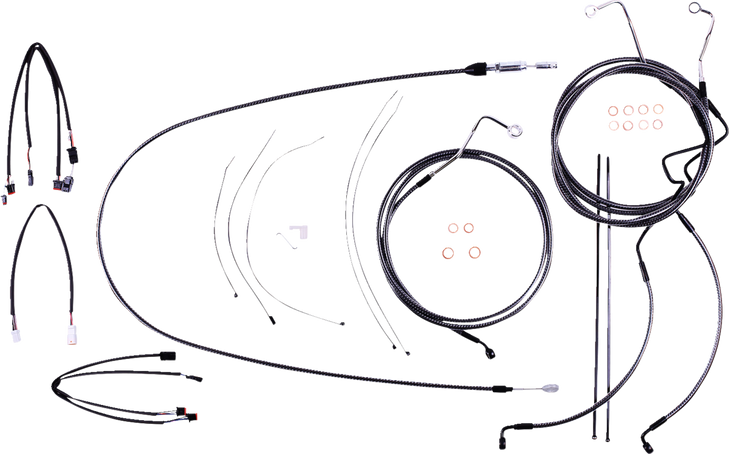 Magnum Shielding Karbonfibr Designer Handlebar Installation Kit 7871202