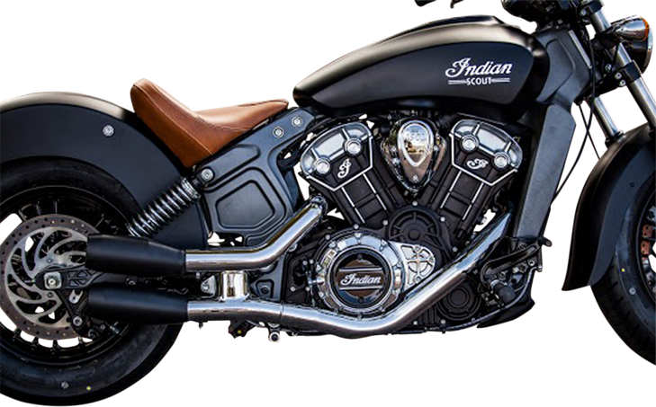 Trask Slip-On Mufflers - Black Tm-3042Bk