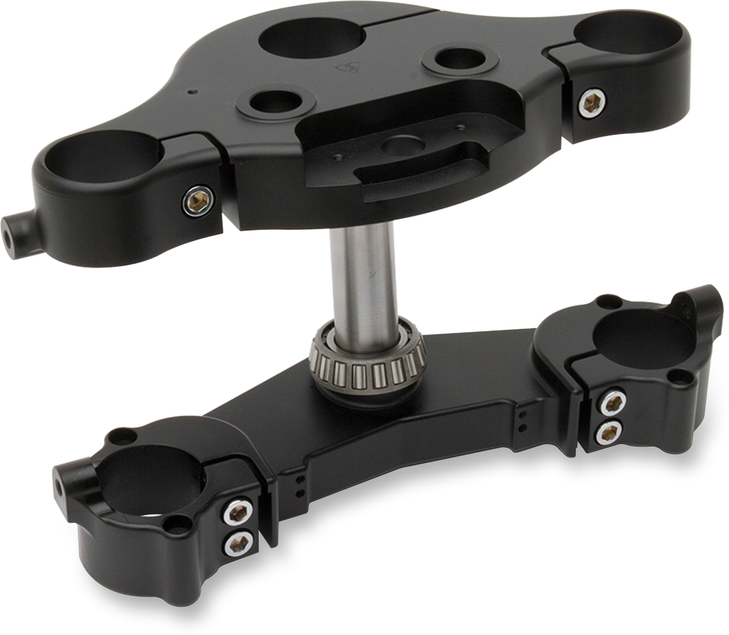 Arlen Ness 7&7 Raked Triple Tree - Black - 7 Rake 20-379