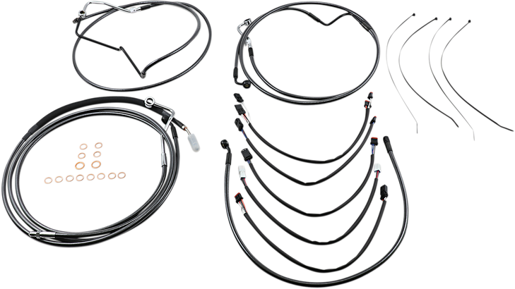 Magnum Shielding Black Pearl Designer Handlebar Installation Kit 487412
