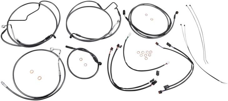 Magnum Shielding Black Pearl Designer Handlebar Installation Kit 487411