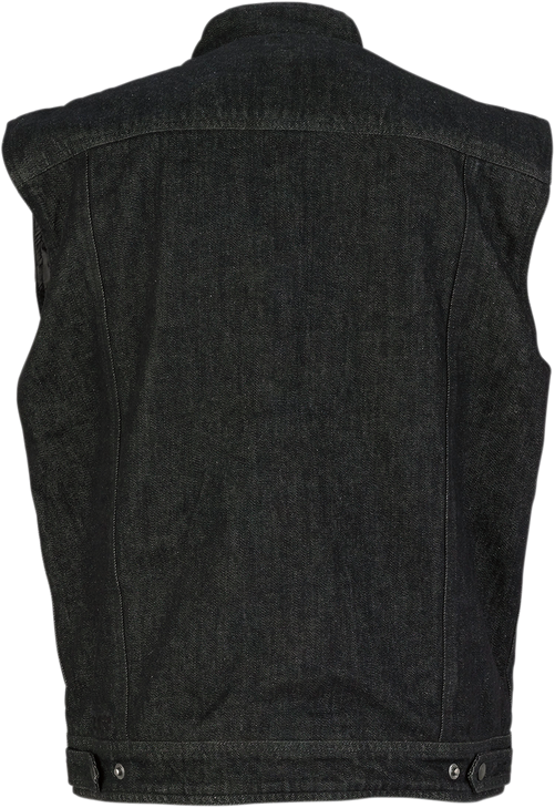 Z1R Denim Vest - Black - 5Xl