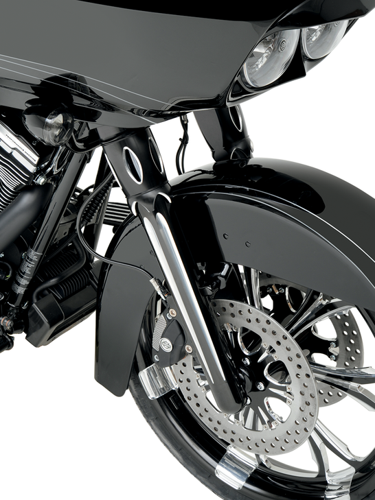 Arlen Ness Fork Legs - Black Anodized - Deep Cut - Dual Disc - '08-'13 Flt 06-511
