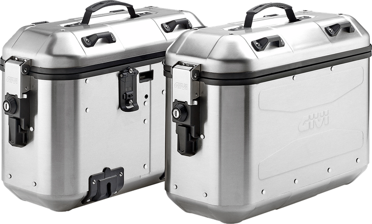 Dolomiti Monokey Side Cases - 36L - Silver Dlmk36Apack2