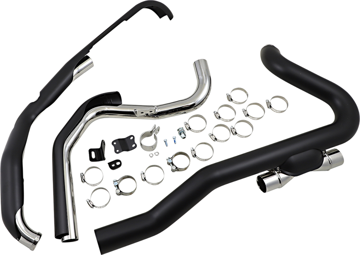 Cobra Pro Chamber Headpipes For Trike - Black 6256Rb