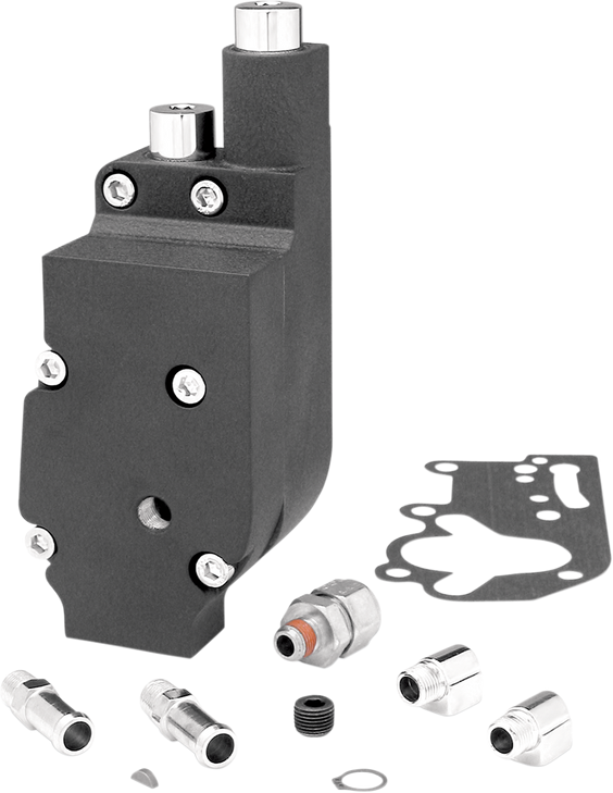 Jims Flow Pro 1 Billet Oil Pump Bottom Line - Black 1753B