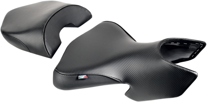 Sargent World Sport Performance Seat - Black - Carbon Fx - Multistrada '03-'09 Ws-539-19