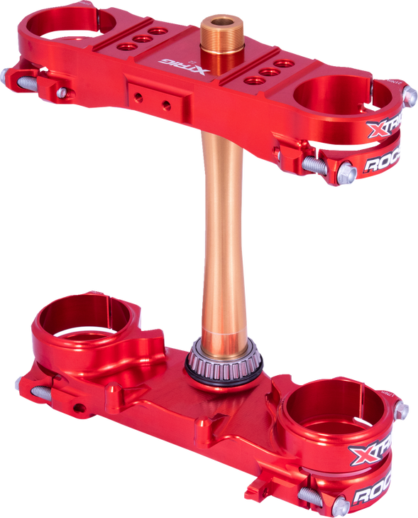 Xtrig Triple Clamp - 22 Mm - Red 501330101401