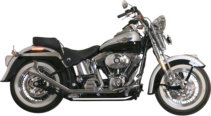 Paughco Upsweep Exhaust - Chrome 726Sbs