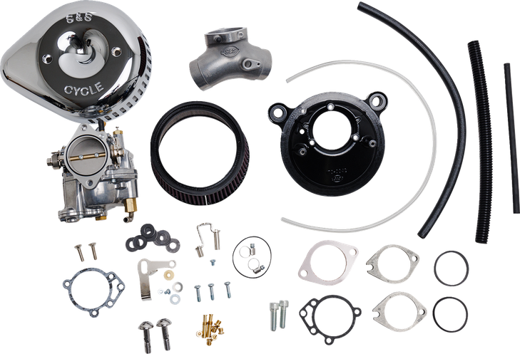 S&S Cycle Super G Carburetor With Stealth Air Cleaner Kit - Chrome - Twin Cam 110-0152
