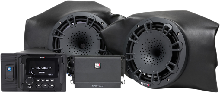 Mb Quart Stage 2 Amplified Audio Package - Polaris Mbqr-Stg2-Rad-2