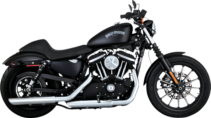 Vance & Hines 3" Twin Slash Slip-On Muffler - Chrome 16361