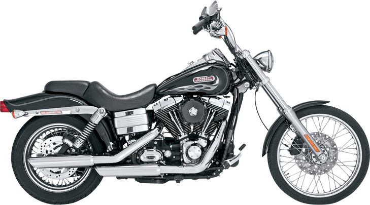 Vance & Hines 3" Twin Slash Slip-On Muffler - Chrome 16337