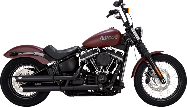 Vance & Hines 3" Twin Slash Slip-On Mufflers - Black 46376