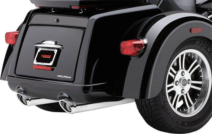 Cobra Chrome Tri Glide Mufflers 6301