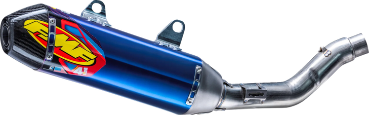 Factory 4.1 Rct Slip-On Muffler With Carbon Cap - Titanium Anodized - Tf 250-X 045695