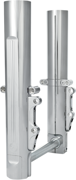 Performance Machine (Pm) Fork Leg Kit - Chrome - Lower - Dual Disc - '14-'20 Fl 0208-2096-Ch