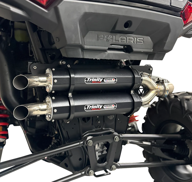 Dual Slip-On Mufflers - Cerakote Black Tr-4186S-C2