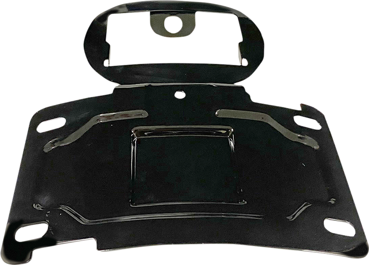 Custom Dynamics License Plate Mount/Relocation - Black Cd-Tllp-Kit-B