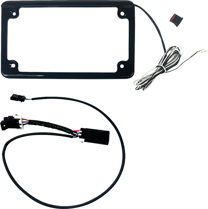 License Plate Frame - Gloss Black - Maverick Cd-Lpf-Mavx3
