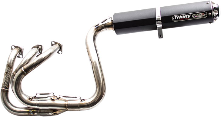 Trinity Racing Stage 5 Exhaust System - Black Tr-4155F-Bk