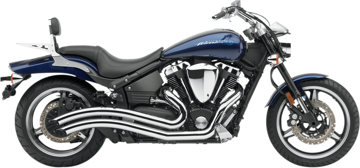 Cobra Speedster Swept Exhaust - Chrome - Road Star Warrior 2222