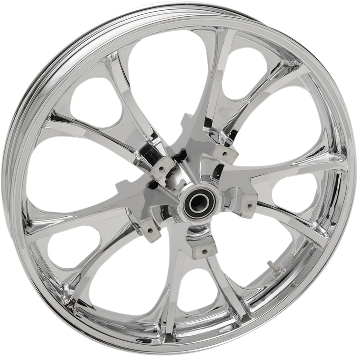 Coastal Moto Wheel - Largo - Front - Dual Disc/Without Abs - Chrome - 21X3.5 - '00-'07 Fl 3D-Lgo213Ch07