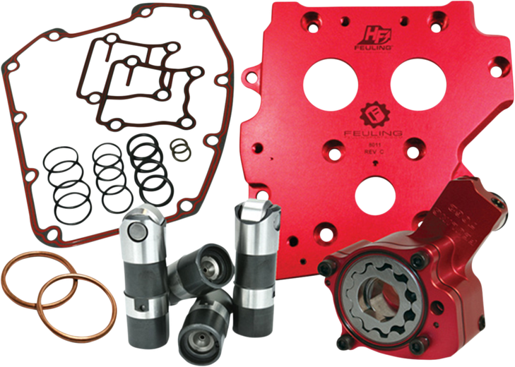 Feuling Oil Pump Corp. Race Series Conversion Camplate Oil System - Twin Cam 7077St