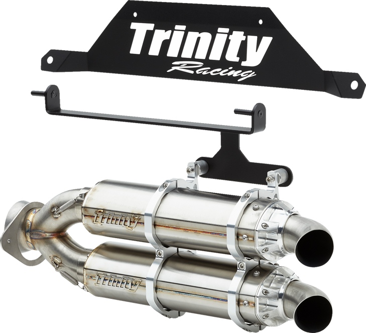 Trinity Racing Slip-On Muffler - Stainless Steel Tr-4182S