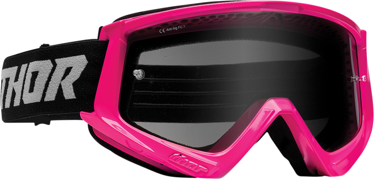Thor Combat Sand Goggles - Racer - Flo Pink/Gray