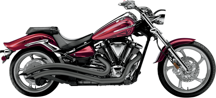 Cobra Speedster Swept Exhaust - Black - Raider 2225B