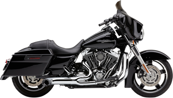 Cobra Turn Out 2-Into-1 Exhaust System - Chrome 6270-1