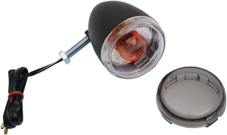 Drag Specialties Turn Signal - 1156 - Rear - Matte Black