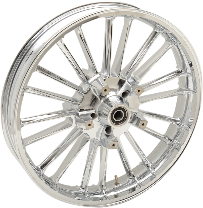 Coastal Moto Wheel - Atlantic 3D - Front - Dual Disc/Without Abs - Chrome - 21X3.5 - '08+ Fl 3D-Atl213Ch