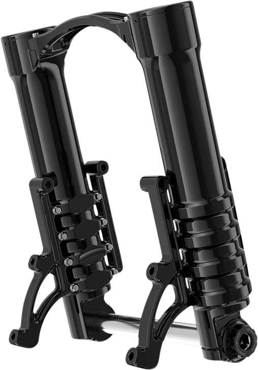 Arlen Ness Fork Legs - 49 Mm - Black Anodized - For Custom Radial Mount Brake Caliper 120-003