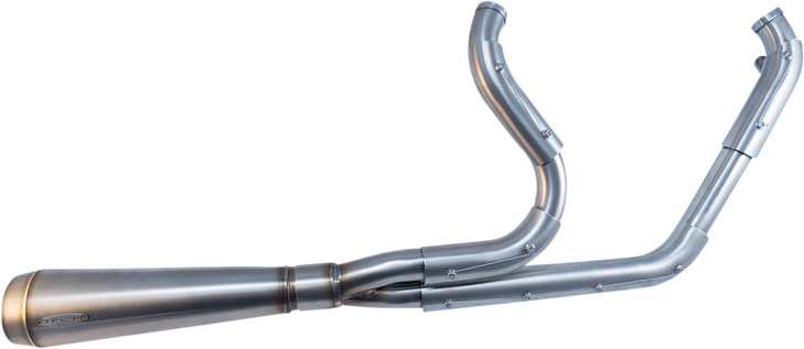 Trask Assault 2:1 Exhaust - Stainless Steel - '07-'17 Softail Tm-5060