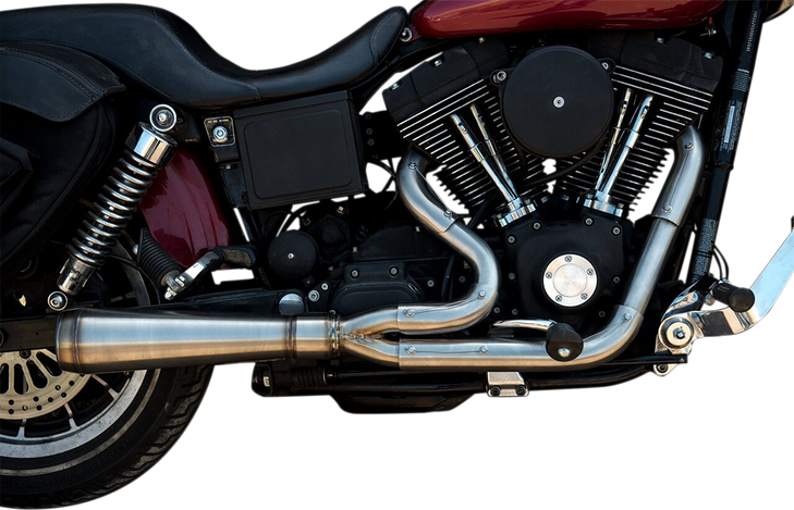 Trask Assault 2:1 Exhaust - Full Stainless - '91-'05 Dyna Tm-5021