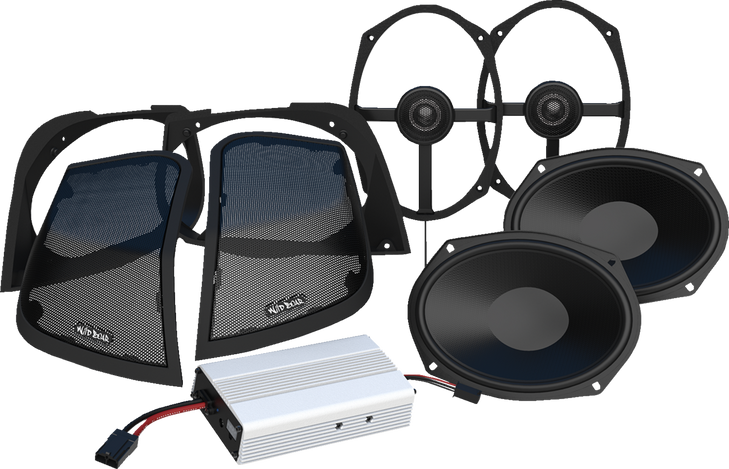 400 W Speaker/Amplifier - Cut In Lid Kit Wba Retro Lid Kit