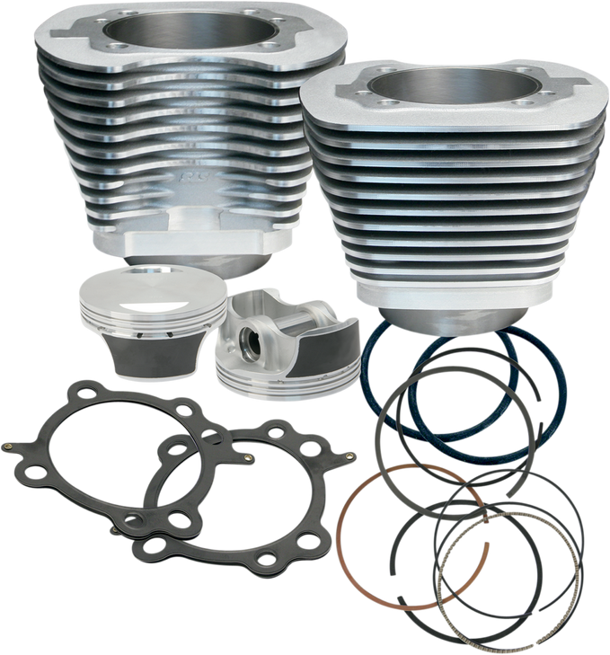 S&S Cycle 106" Big Bore Cylinder Kit - Twin Cam - Silver 910-0202