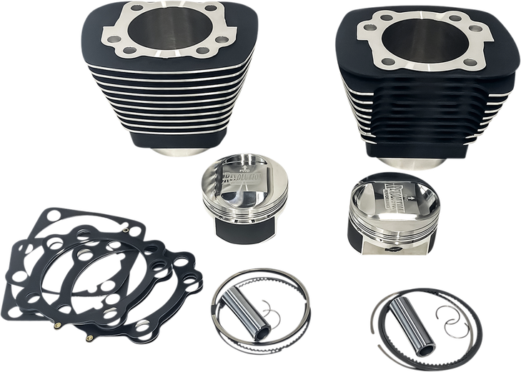 Revolution Performance, Llc Cylinder Kit - 1250 Cc - Black With Highlighted Fins Rp201-405W