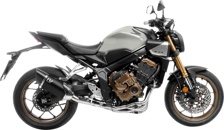 Leovince Lv-14 R Exhaust System - Black Edition - Honda Cb/Cbr 650 15611Bu