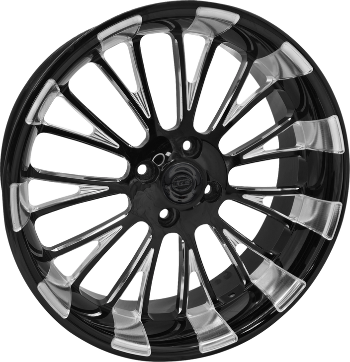 Rc Components Wheel - Dynasty - Rear - Black Eclipse - 18X7 - Trike 0318700-117E-Tr