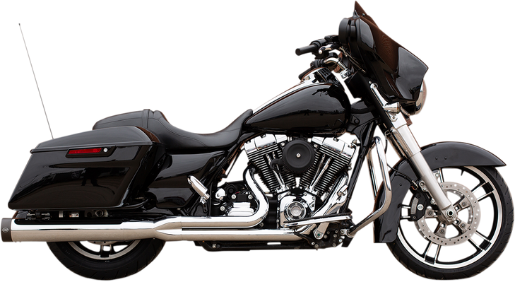 S&S Cycle 2-Into-1 Exhaust For '95-'16 Fl - Chrome 550-0776