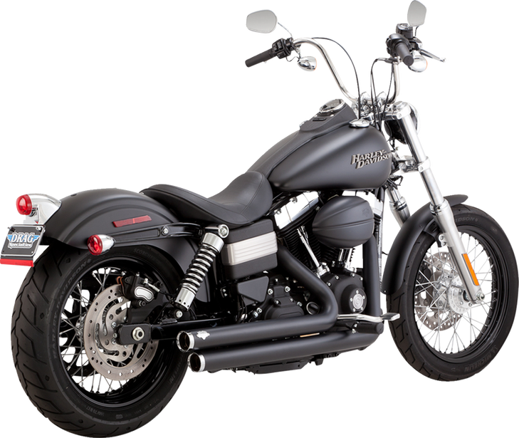 Vance & Hines Big Shots Staggered Exhaust System - Black 47338