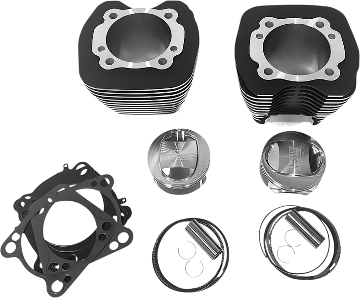 Revolution Performance, Llc Cylinder Kit - 113" - Black With Highlighted Fins Rp201-174W