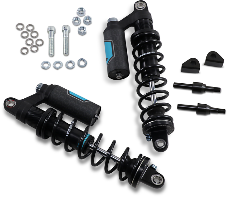 Legend Suspension Revo Arc Piggyback Shocks - Heavy Duty - Black - 14" - '84-'00 Fxr 1310-1901