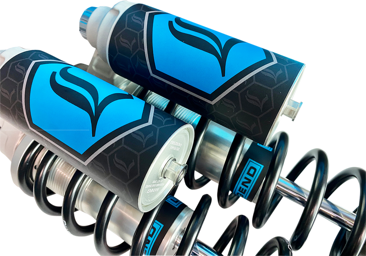 Legend Suspension Revo Arc Piggyback Shocks - Standard - Clear - 14" - '99-'17 Dyna 1310-1940