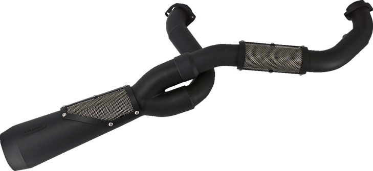 Trask 2-Into-1 Big Sexy Exhaust System - Black Tm-5120Bk