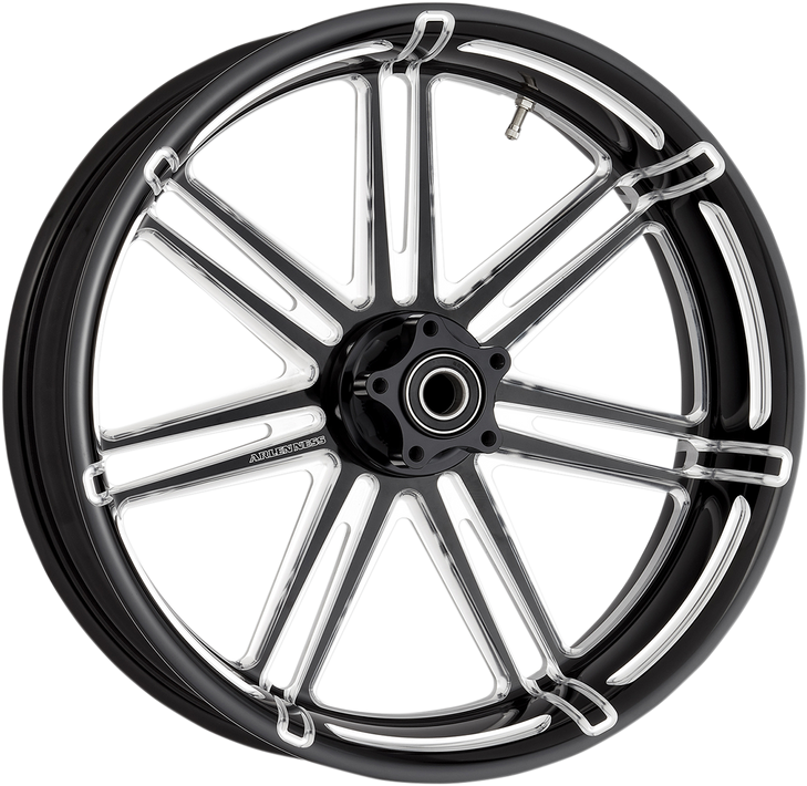 Arlen Ness Wheel - 7-Valve - Rear - Single Disc/With Abs - Black - 18X5.5 10301-203-6501