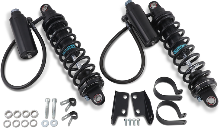 Legend Suspension Revo Arc Remote Reservoir Shocks - Standard - Black - 13" 1310-1886